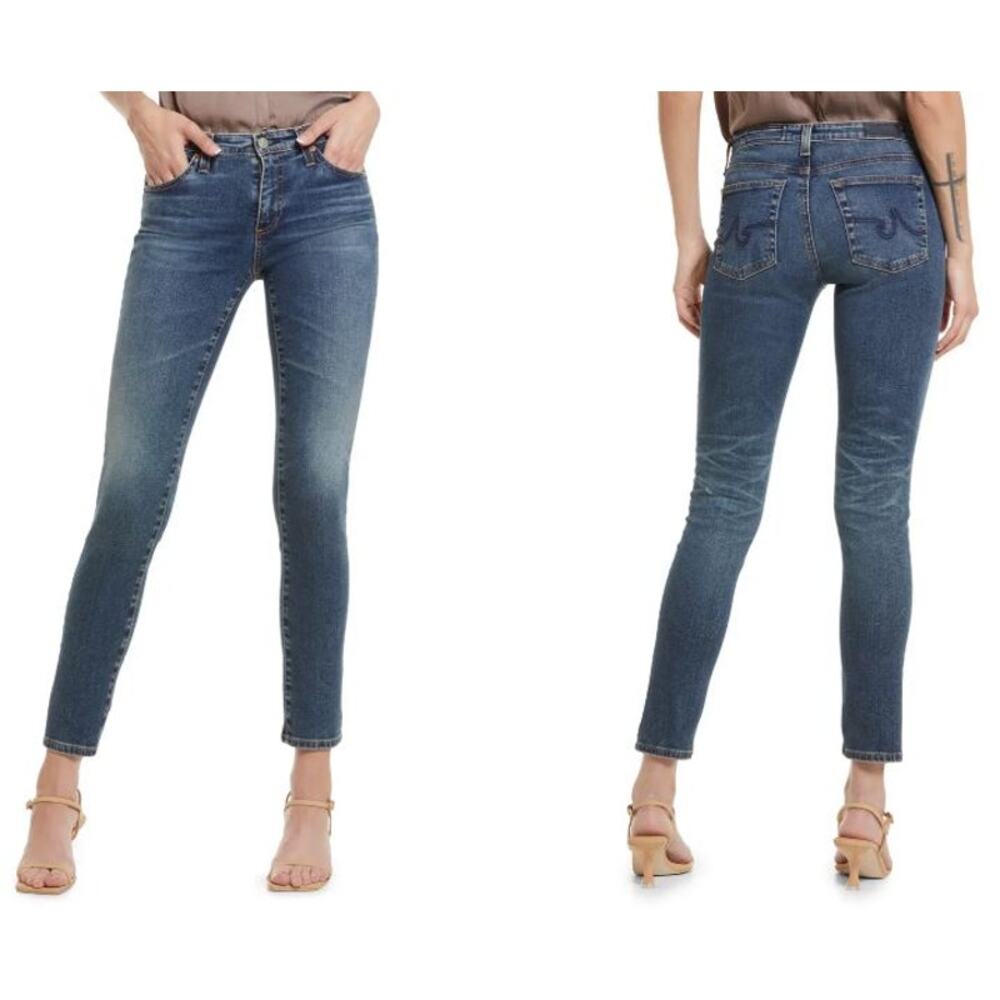 Adriano Goldschmied Prima Mid Rise Ankle Cigarette Jeans Size 29R